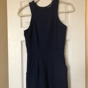Navy blue romper